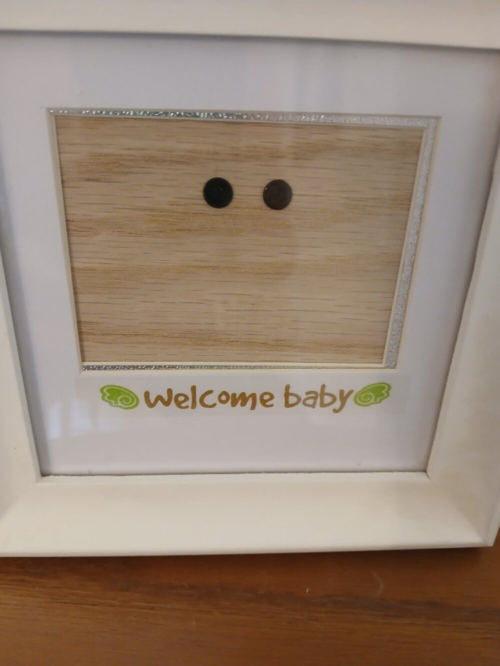 Small white picture frame - 7.5 x 7.5